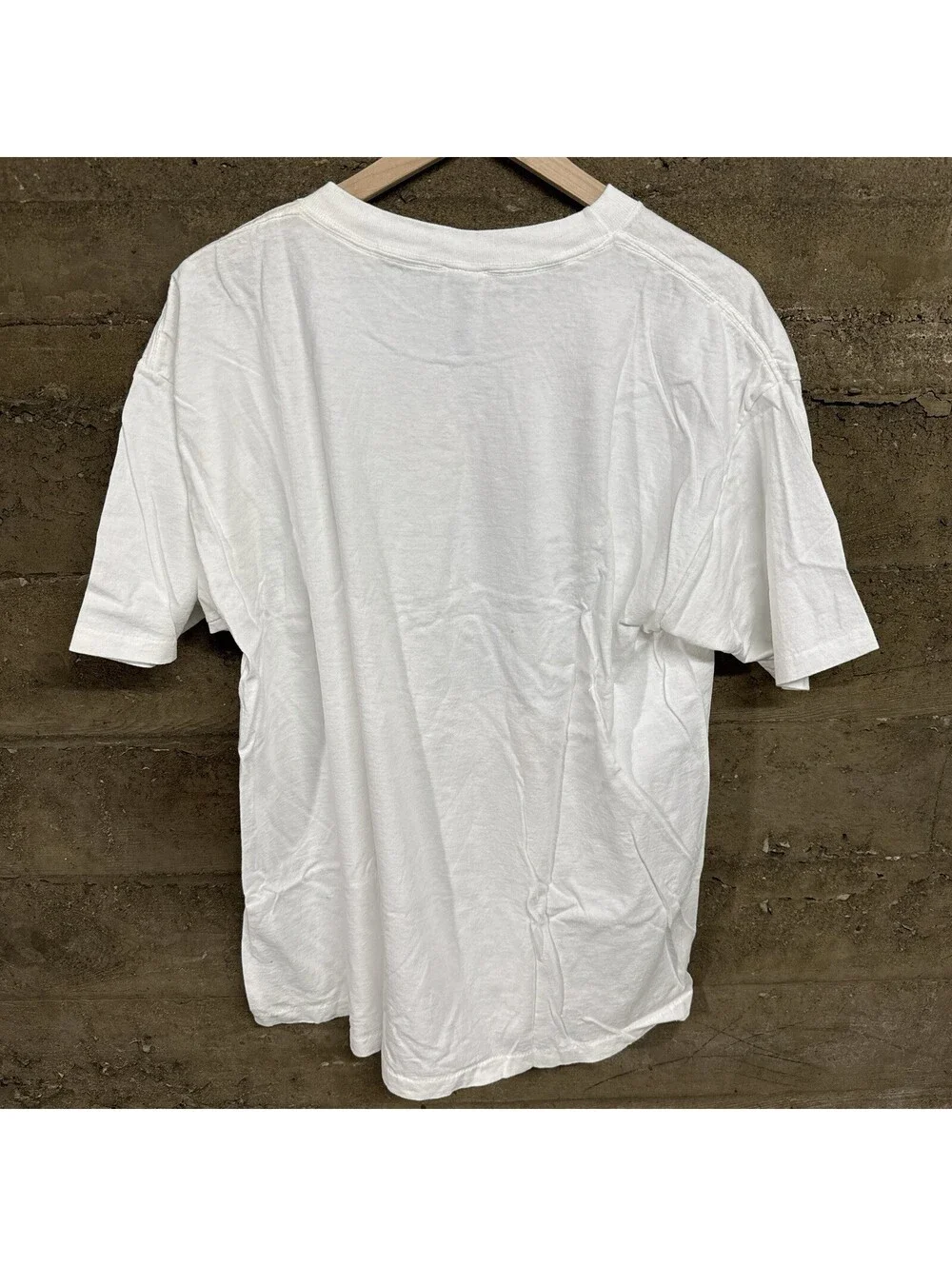 Vintage 90s Adidas Trefoil Graphic T-Shirt White Single Stitch USA Made Large